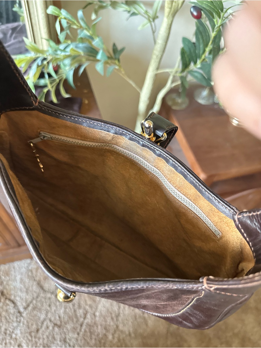 Gucci Suede 1961 jackie bag - Picture 5 of 10